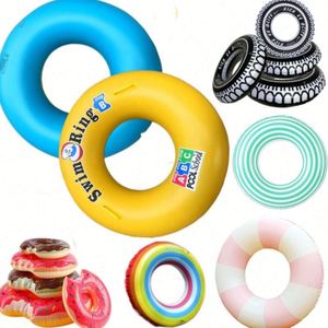 Factory Hot Selling Flying Inflatable Swimming <b>Ring</b> with <b>Thick</b> Child Water Floating <b>Ring</b> Letter Bei Shell - Product Image 2