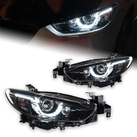 Veidt para Mazda 6 Atenza 2013-2016, Modificación de Faros Delanteros, Lentes LED de Alta Gama con Luz Diurna Tipo Cuchara