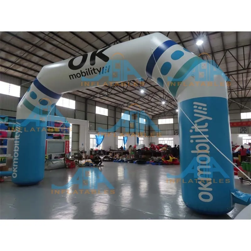 เอเชีย Inflatables ที่กำหนดเองแสดงโฆษณาซุ้มประตูเหตุการณ์โฆษณา Inflatables