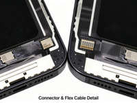 Layar LCD OLED Ponsel Original 14/13/12/11 XR/XS Max/X Pro Max/GX Pengganti dengan Garansi 1 Tahun