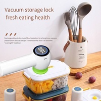 Mini scelleuse sous vide domestique électrique alimentée par USB Conservation automatique des aliments pour bocaux en plastique et en verre pour l'extérieur