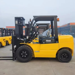 Carretilla elevadora diésel HSLLIFT de <span class=keywords><strong>5</strong></span> toneladas XINCHAI 490 Euro <span class=keywords><strong>5</strong></span>, motor japonés para asiento <span class=keywords><strong>Toyota</strong></span>, neumático sólido de combustión interna todoterreno - Product Image 1