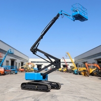 Plateforme élévatrice articulée hybride électrique pour entrepôt 14m 16m
