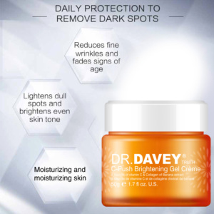 DR.DAVEY C-Push Crème Gel Éclaircissante Vitamine C Extrait de Banane Atténue les Taches Brunes Anti-Âge Hydratante Crème Visage 50ml - Product Image 2