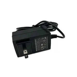 Adaptor daya 12v Ac, kualitas tinggi warna hitam putih 24w 12v 2a untuk perangkat keras jaringan Led