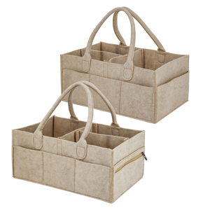 <strong>Baby</strong> Diaper <strong>Caddy</strong> Organizer Customized Design Felt Storage Bag Diaper <strong>Caddy</strong> - Product Image 2