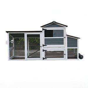 Grand poulailler en bois de luxe pour l'extérieur Motif animal pour la maison Utilisation Villa Imperméable Sunproof Toutes les saisons Salon Convient - Product Image 2