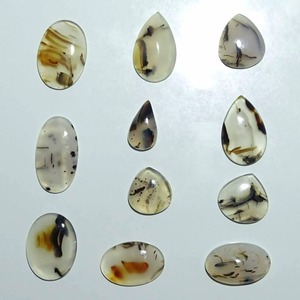 ขายส่งพลอยมอนทาน่าอะเกตแบบคาโบชองสำหรับผู้ผลิตเครื่องประดับ นักสะสม และงานฝีมือ - Product Image 2