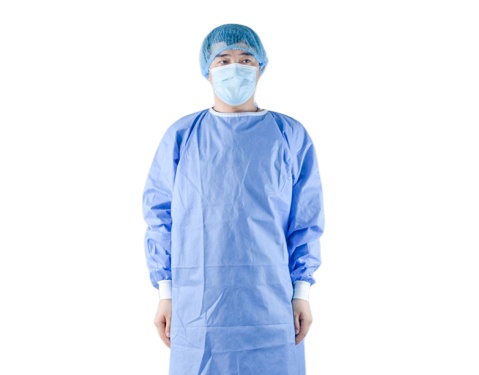 Одноразовый изоляционный халат AAMI Уровень 2 SMS, нетканый изоляционный халат с CE