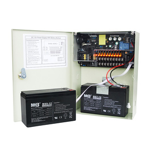 Fuente de alimentación CCTV a prueba de lluvia de 9 canales 12V UPS 15A Corriente de salida 180W Indicador LED de potencia de salida para el hogar Fuente de conmutación AC/DC - Product Image 6