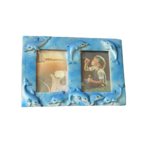 Ornement artisanal créatif en résine, cadre photo en dauphin 3d, décoration pour la maison - Product Image 6