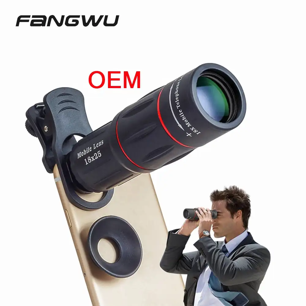Lente de cámara con Zoom óptico 18x, para teléfono móvil inteligente, de alta calidad