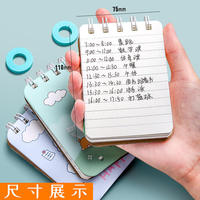 A7 mini carnet de poche à bobine portable et mignon promotion des ventes étanche fournitures scolaires personnalisées