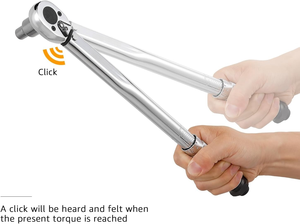Torque <strong>Wrench</strong> Handle with Adjustable Open End <strong>Ratchet</strong> Key Head 20.4-108.5 Nm Spanner Hardware Precision Hand Tools OEM/ODM - Product Image 4