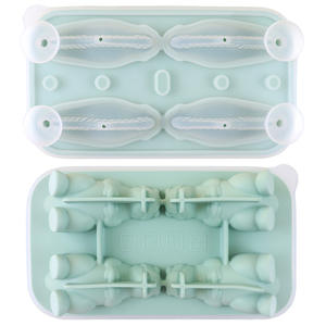 Molde de Hielo de Silicona con Forma de Dinosaurio Grande, 4 Cavidades, Hielo de T-Rex de Fusión Lenta <span class=keywords><strong>para</strong></span> Whisky y Bourbon - Product Image 6