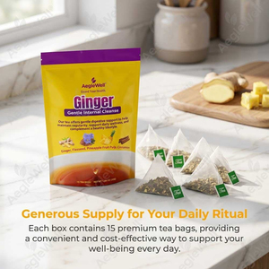 Té Herbal Natural OLLI <span class=keywords><strong>de</strong></span> <span class=keywords><strong>Jengibre</strong></span> con Semillas <span class=keywords><strong>de</strong></span> Lino, Pulpa <span class=keywords><strong>de</strong></span> Piña y Canela para un Apoyo Digestivo Suave, 15 Bolsitas <span class=keywords><strong>de</strong></span> Té por Paquete - Product Image 3