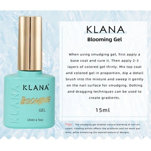 Klana - Esmalte de Uñas en Gel de 15 ml, Sin Necesidad de Limpiar, Alto Brillo, Capa Superior Brillante, Larga Duración, Transparente, para Acrílico, Requiere Lámpara UV LED, para Uso Doméstico, Manualidades, Regalo - Product Image 3
