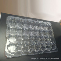Plateau en blister PET antistatique ESD épaissi sur mesure, matériau écologique pour usage industriel dans l'électronique