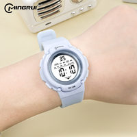 Mingrui mode course montre-bracelet bracelet en Silicone LED 30M étanche Sport étudiant enfants montres numériques