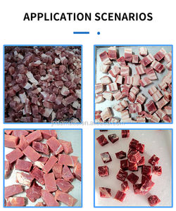 Cortadora Comercial de Tiras de Pollo y Carne Congelada con Cuchilla Extraíble, Máquina para Cortar en Cubos - Product Image 3