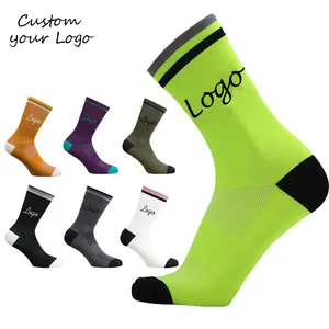 High Quality Professional Road Bicycle Cycling Breathable Mid-Calf Riding Outdoor Bike Custom Sport Socks