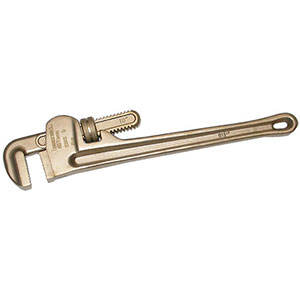 Clé à tuyau réglable SPARK-PROOF 900 mm de longueur Outil à main pour usage industriel Fabriqué en acier au carbone en alliage CrV Surface polie OEM - Product Image 1