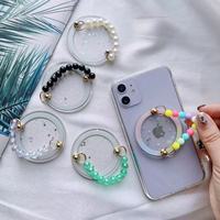 Sangle magnétique flexible pour téléphone, motif dessin animé, pour utilisation sur bureau, compatible avec les modèles 15 et leurs coques