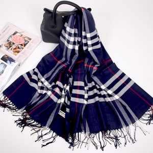 Sciarpa classica grande quadrata scozzese per uomo e donna spessa nuova sciarpa calda scialle da viaggio - Product Image 4