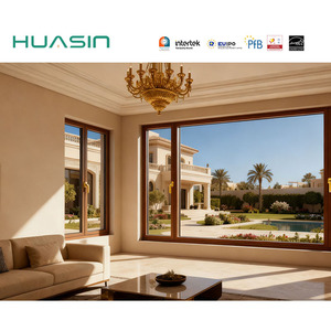 <span class=keywords><strong>Ventanas</strong></span> de Madera Revestidas de Aluminio con Triple Vidrio, Estándar Estadounidense 2026, Personalizadas al por Mayor de Huasin - Product Image 6