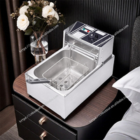 BSSD-Y12D1 de poulet frit argent petits appareils de cuisine cuisinière four commercial friteuses électriques intelligentes numériques