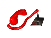 Handset Telepon Merah Tahan Air untuk Bank/Telepon Darurat Pemadam Kebakaran Handset Roaming Darurat