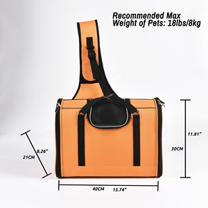 Açık kedi tek kollu çanta köpek taşıma çantası lüks kedi sırt çantası evcil hayvan taşıyıcı Pet çanta büyük uzay yavru Tote kedi taşıyıcı - Product Image 5