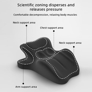<span class=keywords><strong>Coussin</strong></span> ergonomique en mousse à mémoire de forme pour le soutien corporel, idéal pour dormir sur le ventre, soulagement de la colonne cervicale, thérapie physique - Product Image 3