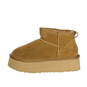 Botas de tobillo bajo para mujer Keys K-10280 color camel, altura del tacón 39 - Product Image 1