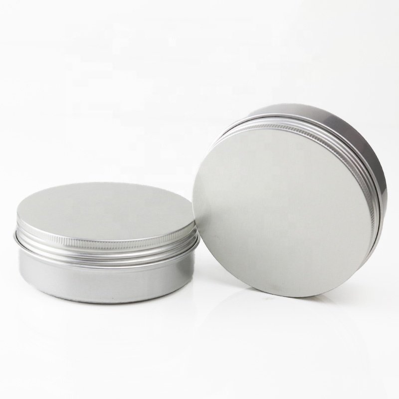 4 унции 120 мл серебряная алюминиевая жестянка металлический подсвечник Олово контейнеров пустой контейнер олова для упаковки (NAL01-120)