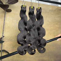 Extensions de Cheveux Humains Naturels Vierges Bruts de Grade 12A, Double Tissage, Ondulés, Alignés dans le Sens de la Cuticule, Vente en Gros
