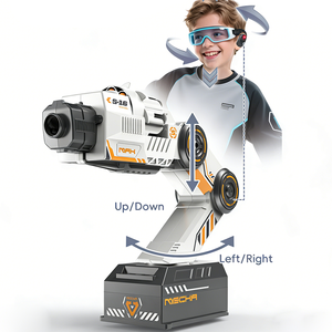 MILI Nuevo Juguete Inteligente Vestible, Pistola Mecha con Sensor de Movimiento en la Cabeza, Funciona con Batería, DIY RC, Lanzador de Dardos de Espuma EVA, Batalla Interactiva para Niños - Product Image 2