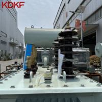 Transformateur immergé dans l'huile à alliage amorphe 11kV 35kV 380V Économie d'énergie 30kVA~3150kVA Modèle S13 Trois phases pour la construction de réseaux ruraux
