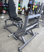 Machine de presse à mollets assise horizontale pour salle de sport commerciale, entraîneur de jambes ergonomique, acier robuste, OEM/ODM