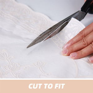 Thêu pha lê ren Vinyl Bảng bìa nhựa bảng vải in trong suốt bảng quần áo - Product Image 4