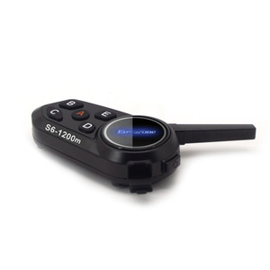 블루투스 인터폰 800m 무선 방수 ABS 헤드 마운트 0.1kg 인터콤 호출에 대한 개인 모델 공장 오토바이 헬멧 - Product Image 4