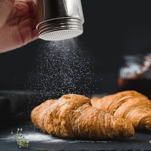 Cocoa <span class=keywords><strong>Shaker</strong></span> 100 G 18 10 Herramienta para postres con tapa de seguridad de acero inoxidable - Product Image 6