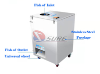 Machine commerciale pour tuer les poissons, Machine de découpe pour tuer les poissons, ouverture du ventre arrière, Machine pour tuer les poissons
