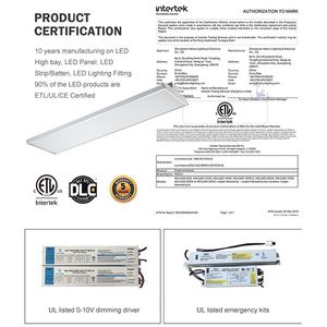 Sản Phẩm Mới Kho Cửa Hàng Mua Sắm 4S Xe Cửa Hàng 2ft 4ft 80W <span class=keywords><strong>LED</strong></span> Tuyến Tính <span class=keywords><strong>Bay</strong></span> Cao Ánh Sáng - Product Image 5