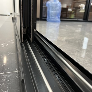 Portes coulissantes de patio modernes en aluminium AMJ, conformes aux normes NFRC, installation facile, isolation acoustique, porte en verre pour la <span class=keywords><strong>rénovation</strong></span> de la maison - Product Image 2