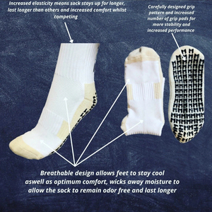 Chaussettes antidérapantes personnalisées avec logo, chaussettes de sport pour hommes, chaussettes de football antidérapantes, chaussettes de soccer - Product Image 3