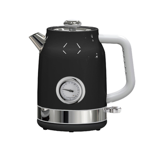 Bouilloire électrique sans fil de luxe en acier inoxydable noir de qualité supérieure, grande capacité, pour hôtel, chauffe-eau, carafe - Product Image 2