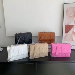 I-0361 New Fashion Women's Handbag Large Capacity <b>Crossbody</b> Shoulder <b>Bag</b> Lattice Pattern Designer Square <b>Bags</b> - Product Image 6