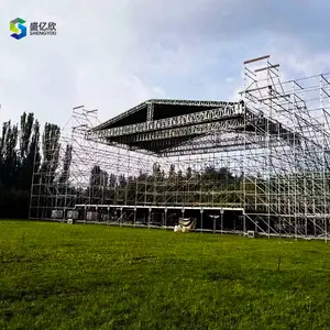 Açık taşınabilir sergi konser etkinlikleri düğün sahne aydınlatma gösterisi hoparlör alüminyum kafes