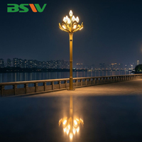 Serie de Lámparas Decorativas de Estilo Europeo de Lujo BSW, Iluminación de Paisaje para Plazas Culturales y Comunidades Residenciales
